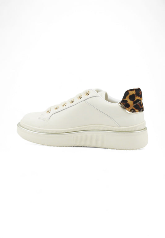 CAFE NOIR Sneakers Donna Bianco Animalier C1DS1018-AI26-W093