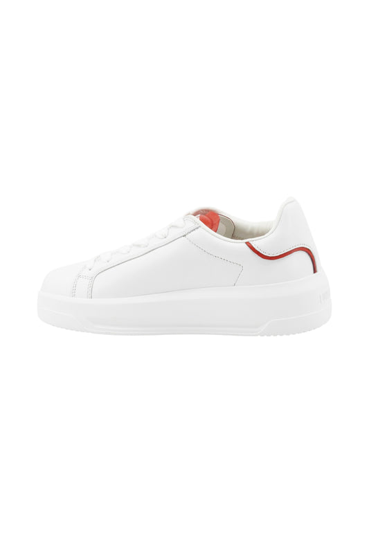 LOVE MOSCHINO Sneakers Donna Bianco Rosso JA15195G1NIA310B-AI26