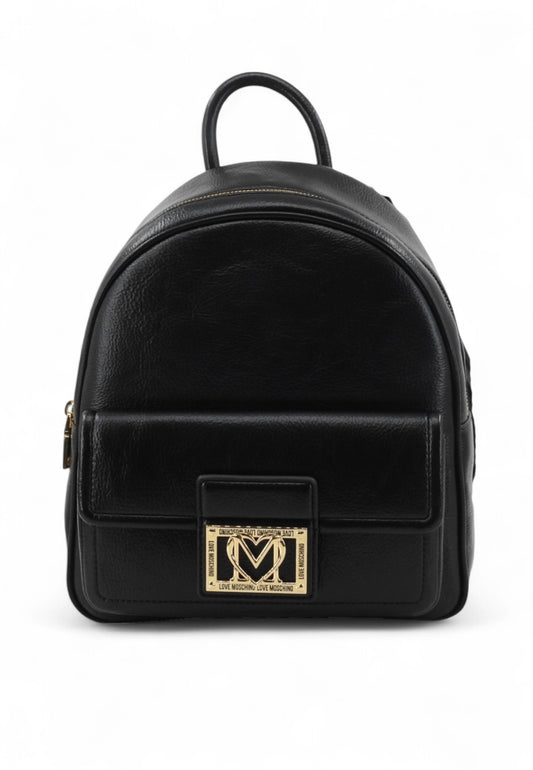 LOVE MOSCHINO Zaino Donna Nero Oro JC4091PP1NLI0000-AI26