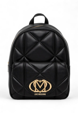 LOVE MOSCHINO Zaino Donna Nero Oro JC4037PP1NLC0000-AI26