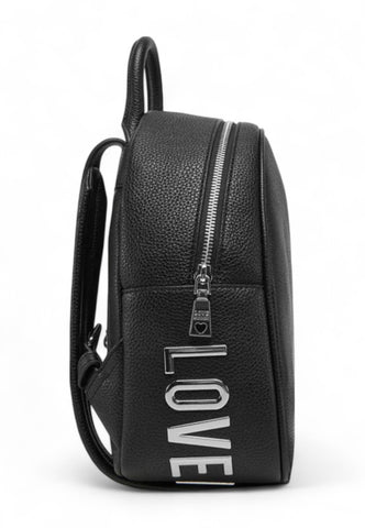 LOVE MOSCHINO Zaino Donna Nero Argento JC4030PP1NLT000B-AI26