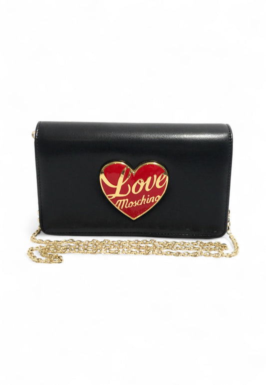 LOVE MOSCHINO Borsa Tracolla Donna Nero Rosso JC4186PP1NLP0000-AI26