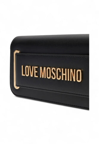 LOVE MOSCHINO Borsa Tracolla Donna Nero Oro JC4350PP0LKT0000-AI26