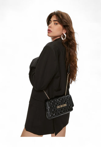 LOVE MOSCHINO Borsa Tracolla Donna Nero Oro JC4097PP1LLA0000-AI26