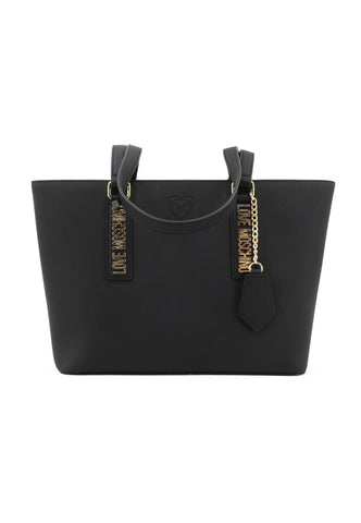 LOVE MOSCHINO Borsa Shopper Donna Nero Oro JC4292PP1NL1500A-AI26