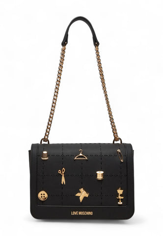 LOVE MOSCHINO Borsa a spalla Donna Nero JC4065PP1LLI0000-AI26