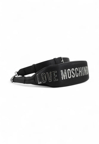 LOVE MOSCHINO Borsa A Spalla Donna Nero Argento JC4016PP1NLT000B-AI26
