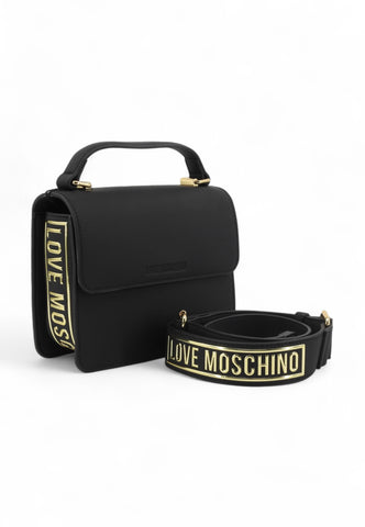 LOVE MOSCHINO Borsa A Mano Donna Nero Oro JC4289PP1NL1400A-AI26