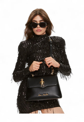 LOVE MOSCHINO Borsa a mano Donna Nero JC4027PP1LLB200A-AI26