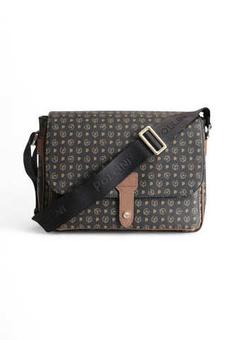 POLLINI Borsa Tracolla Donna Nero Marrone TE8449PP0AQ1100D-AI26