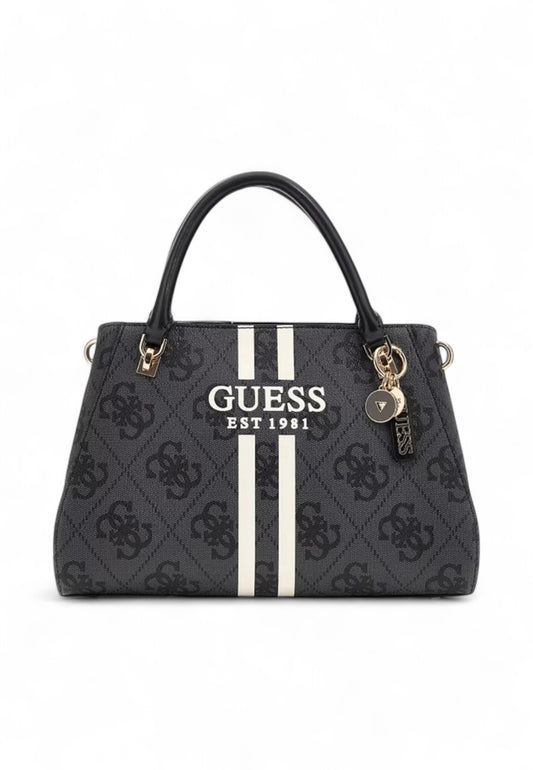 GUESS Borsa A Mano Donna Nero Bianco HWOS9672070-AI26-CLO
