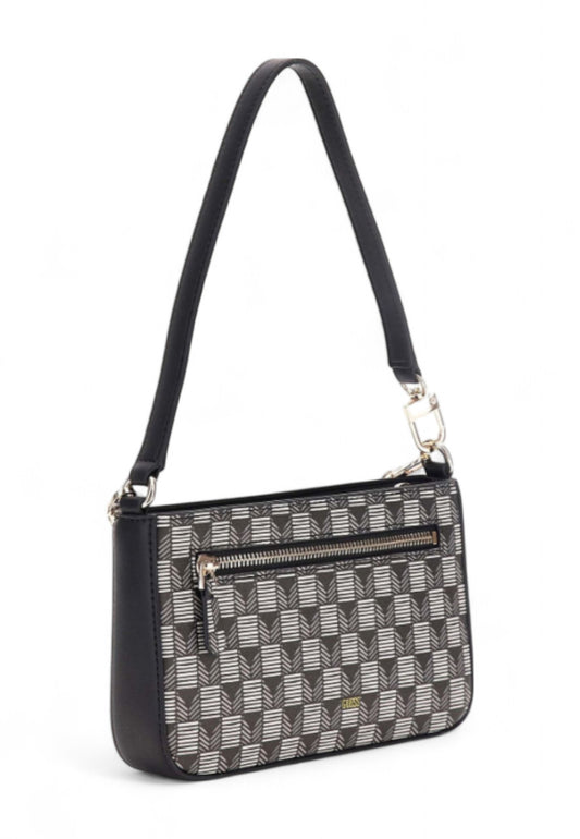 GUESS Borsa A Spalla Donna Nero Grigio HWJT8681720-AI26-BLO