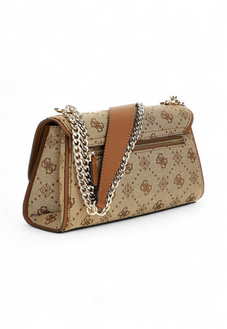 GUESS Borsa Tracolla Donna Beige Marrone HWJP9654210-AI26-LTL