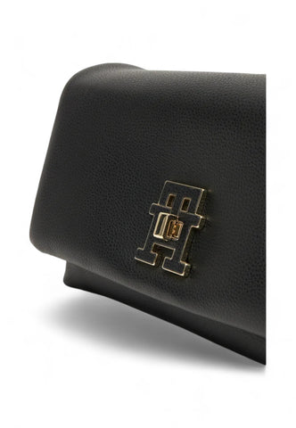 TOMMY HILFIGER Borsa Tracolla Donna Nero Oro AW0AW17462-AI26-AFE