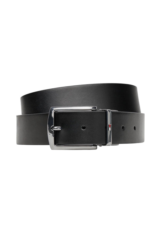 TOMMY HILFIGER Cintura Uomo Reversibile Nero Blu AM0AM13012-AI26-C7G