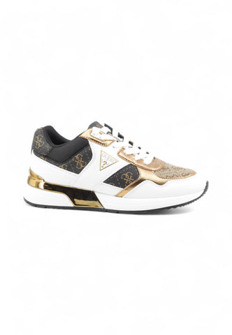 GUESS Sneakers Donna Bianco Marrone FLFMICFAL12-AI26-BEIBR