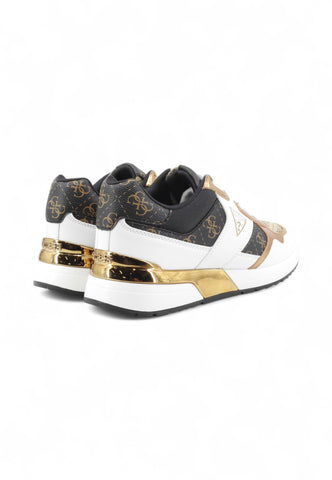 GUESS Sneakers Donna Bianco Marrone FLFMICFAL12-AI26-BEIBR