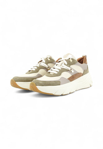 GEOX Sneakers Donna Verde Beige Marrone D36UFE022BC-AI26-CB35X