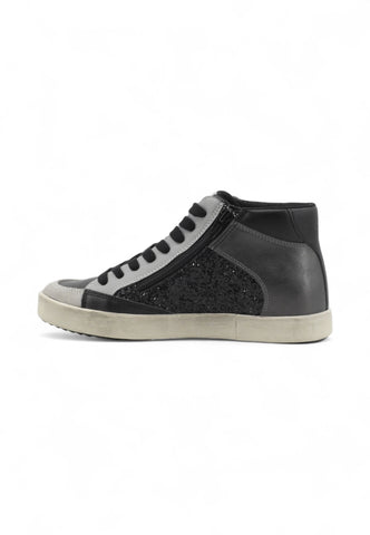 GEOX Sneakers Donna Nero Argento D466HH054EW-AI26-C0039