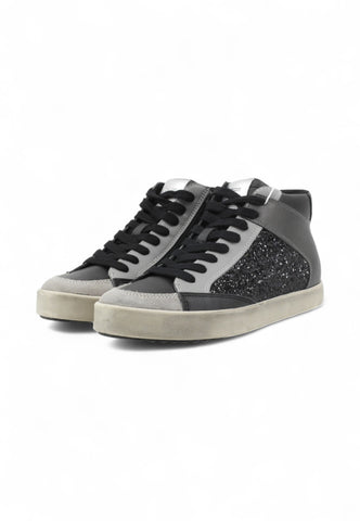 GEOX Sneakers Donna Nero Argento D466HH054EW-AI26-C0039