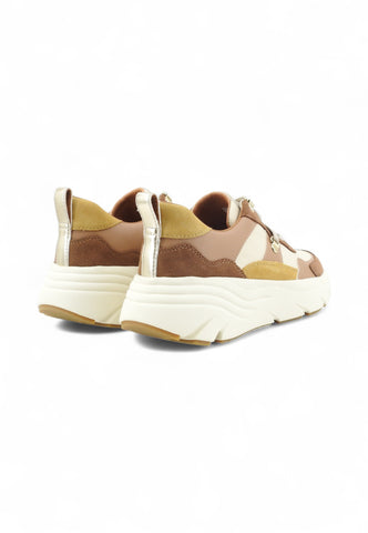 GEOX Sneakers Donna Beige Marrone Rosa D36UFE022BC-AI26-C6507