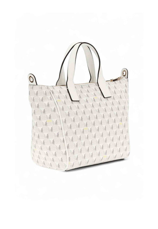 GUESS Borsa A Mano Donna Bianco Grigio Beige TWLW9676019-AI26-STL