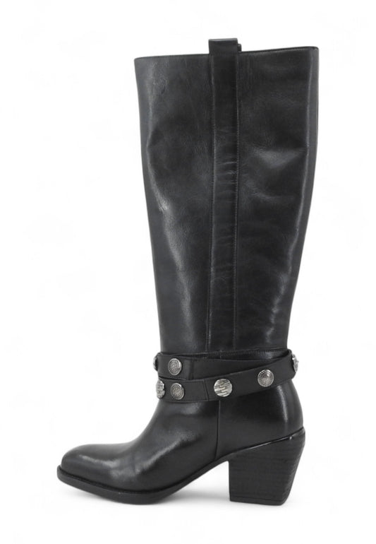CAFE NOIR Stivali Tacco Donna Nero Borchie C1MA1002-AI26-N001