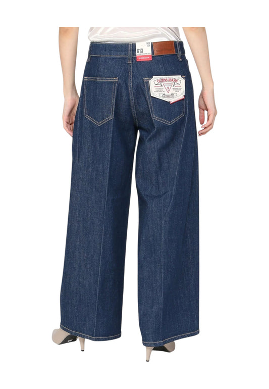 GUESS Jeans A Palazzo Donna Blu Denim W5BA2UD002A-AI26-D4IR