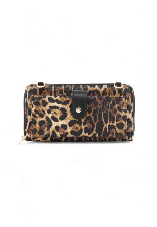 CAFE NOIR Portafogli Donna Animalier Nero Marrone C4AY0906-AI26-N079