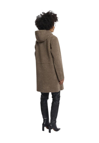 RINO&PELLE Giacca Cappotto Reversibile Donna Beige Alina.7002511-AI26-Toffee