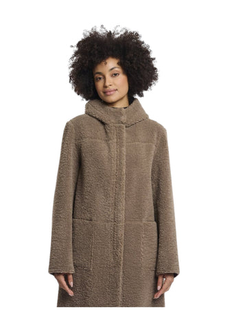 RINO&PELLE Giacca Cappotto Reversibile Donna Beige Alina.7002511-AI26-Toffee