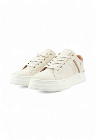ALVIERO MARTINI Sneakers Donna Bianco Beige Strass 22660289-AI26-A630
