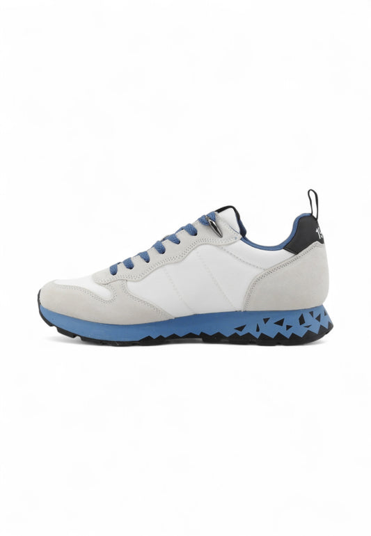 SUN68 Sneakers Uomo Bianco Azzurro Z45104-AI26-01