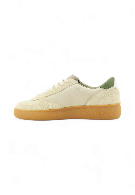 SUN68 Sneakers Uomo Beige Verde Z45144-AI26-16