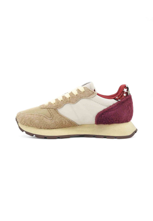 SUN68 Sneakers Donna Beige Bordeaux Z45207-AI26-16