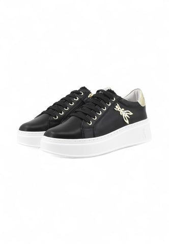 PATRIZIA PEPE Sneakers Donna Nero Oro PJ903.31-AI26