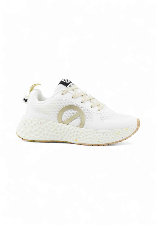 NO NAME Sneakers Donna Bianco Oro LNVDMEMTA0-AI26