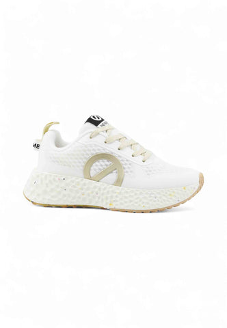 NO NAME Sneakers Donna Bianco Oro LNVDMEMTA0-AI26