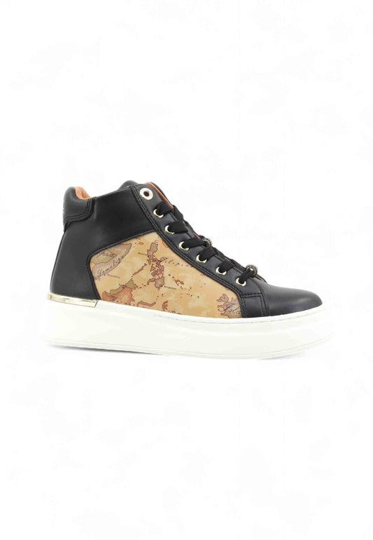 ALVIERO MARTINI Sneakers Donna Nero Beige 22640289-AI26-X550