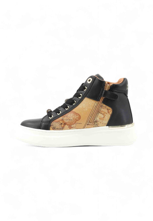 ALVIERO MARTINI Sneakers Donna Nero Beige 22640289-AI26-X550