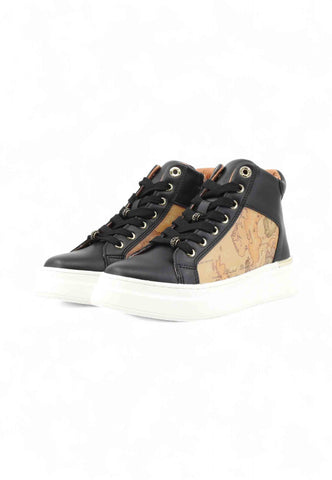 ALVIERO MARTINI Sneakers Donna Nero Beige 22640289-AI26-X550