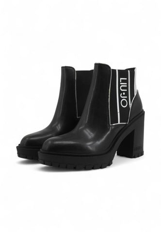 LIU JO Stivaletti Tacco Donna Nero SF5073PX24122222-AI26