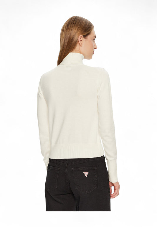 GUESS Maglione Dolcevita Donna Bianco W4BR15Z3HO2-AI26-G293