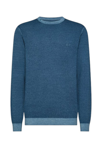 SUN68 Maglione Uomo Azzurro K45128-AI26-80