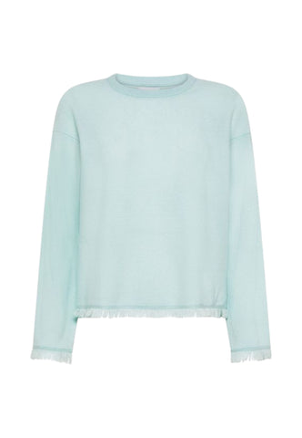 SUN68 Maglione Sfrangiato Donna Azzurro K45235-AI26-94