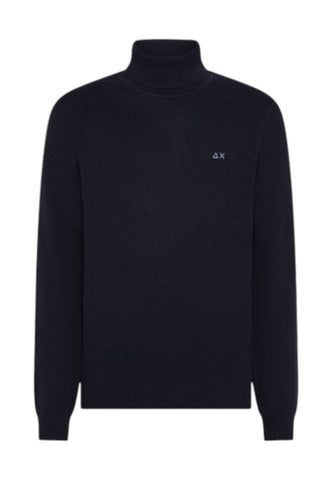 SUN68 Maglione Dolcevita Uomo Blu K45127-AI26-07