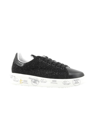 PREMIATA Sneakers Donna Nero Strass BELLE-AI26-VAR 7813