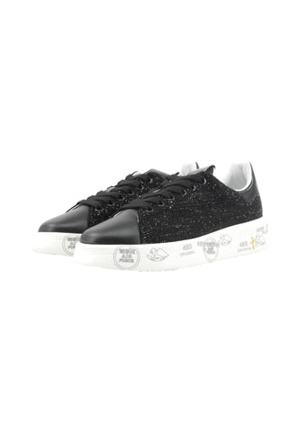 PREMIATA Sneakers Donna Nero Strass BELLE-AI26-VAR 7813
