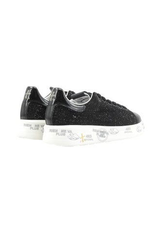 PREMIATA Sneakers Donna Nero Strass BELLE-AI26-VAR 7813