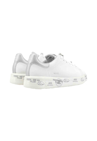 PREMIATA Sneakers Donna Bianco Argento BELLE-AI26-VAR 7447K